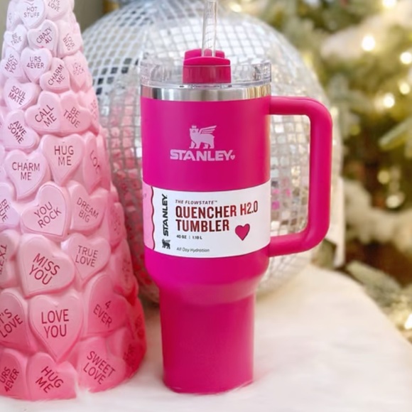 Stanley Other - Stanley Valentine’s Day SOLD OUT CUPS 40oz FlowState Quencher Tumbler NWT NIB